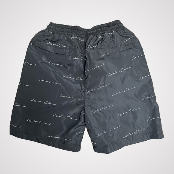 Lxndxn Chanel Windbreaker Shorts - BLACK